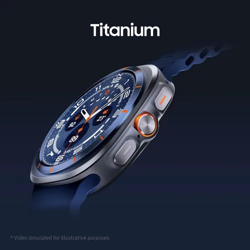 Miniatura 2 de Samsung Galaxy Watch Ultra Smartwatch - 2025 Version, 47mm, Titanium Blue, LTE (CAD Version & Warranty) - Durable Titanium Cover, Cushion Design