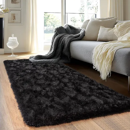 Miniatura 108 de Alfombras de Pasillo para Dormitorio 2x6 pies Alfombras de Pasillo para Pasillos Antideslizantes Suaves de Pelo Largo Alfombra de Cabecera, Alfombra