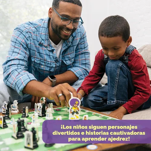 Miniatura 2 de Story Time Chess Juego de backgammon para niños de 3 años en adelante, juego educativo de aprendizaje, 1-6 jugadores