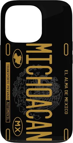 Miniatura 10 de Michoacano Michoacan Mexican State License Plate Phone Case for iPhone 17