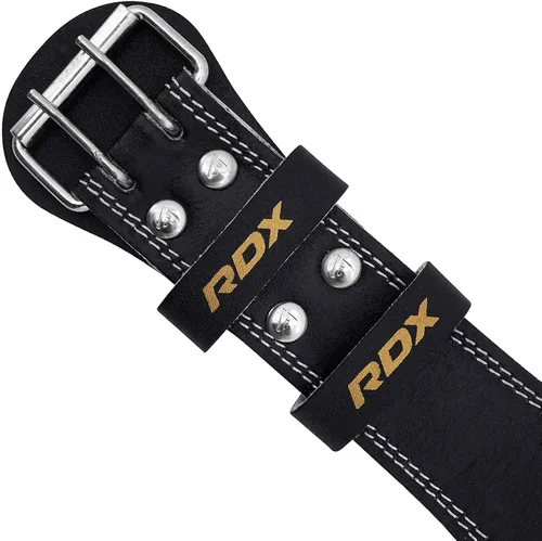 Miniatura 8 de Cinturón de Levantamiento de Pesas RDX para Gimnasio, Ejercicio y Entrenamiento, 15 centímetros de Cuero Acolchado para Soporte Lumbar y Espalda