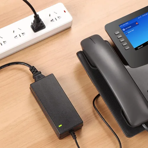 Miniatura 3 de Fuente de alimentación de 48 V CC, fuente de alimentación de 48 V compatible con los modelos de teléfonos Cisco 8811, 8841, 8851, 8861, 8961, 9951.