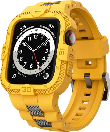 Miniatura 14 de Correas compatibles con Apple Watch Band 46mm 45mm 44mm 42mm, correa deportiva para hombres con funda protectora para Watch Series 11 10 9 8 7/ SE