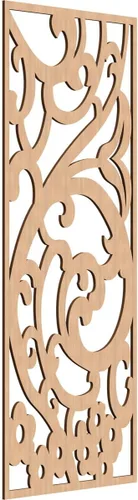 Miniatura 27 de Bridgewater - Paneles de pared decorativos de madera con calado, 9 3/8 pulgadas de ancho x 24 3/8 pulgadas de alto x 1/4 de alto, nogal