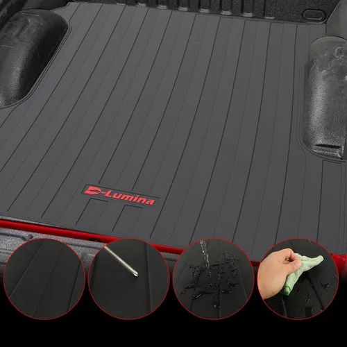 Miniatura 4 de D-Lumina Tapete de cama – Compatible con Ford F250 F350 F450 2017-2024 con camas de 6.8 pies – 3D TPV resistente revestimiento de caja de camión