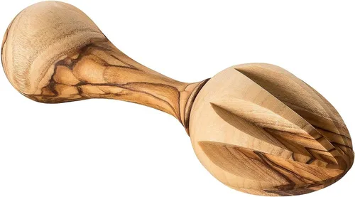 Exprimidor artesanal de madera de olivo y limón y escariador de jugo de naranja – Exprimidor artesanal de cítricos de Belén, herramienta de cocina