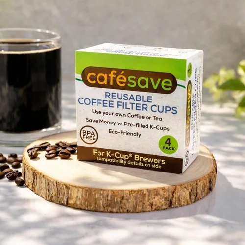 Miniatura 7 de Perfect Pod 1-Stream Cafe Save - Filtros de café reutilizables para cápsulas K Cup – Cápsulas de café recargables con filtro de malla integrado