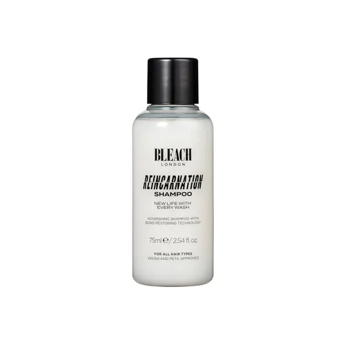 Bleach London Reincarnation Bond Restoring Shampoo Mini (2.5 fl oz / 2.5 oz) – Champú diario fortalecedor para todo tipo de cabello, vegano y