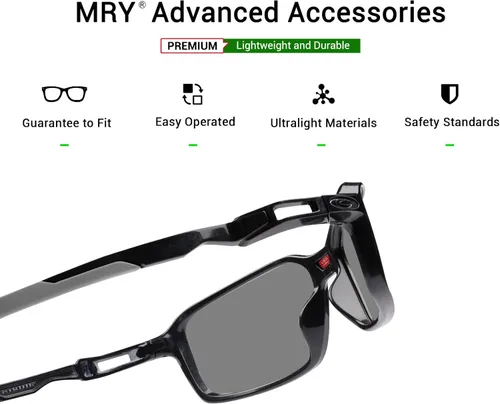 Miniatura 13 de Mryok Auriculares de repuesto para gafas de sol Oakley Carbon Prime OO6021 - Opciones