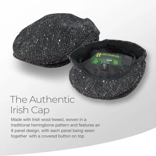 Miniatura 3 de Irish Newsboy - Gorra plana para hombre, hecha en Irlanda, 100% lana irlandesa