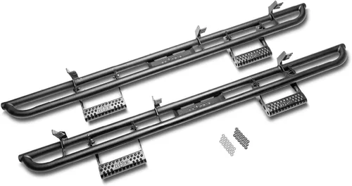 Miniatura 13 de RealTruck EpYx - Escalones para Jeep Wrangler JLU, longitud de la cabina, acero, negro texturizado EXJ184-TX Compatible con Jeep Wrangler JLU