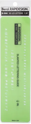 Miniatura 17 de Plantilla de letras y números verticales góticos, tamaño de 1 pulgada, 1 cada uno (R918)