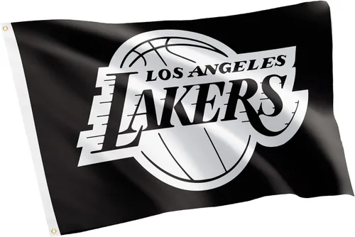 Miniatura 8 de Desert Cactus Bandera de los Lakers de Los Ángeles Los Angeles Lakers NBA National Basketball Association 100% poliéster para interiores