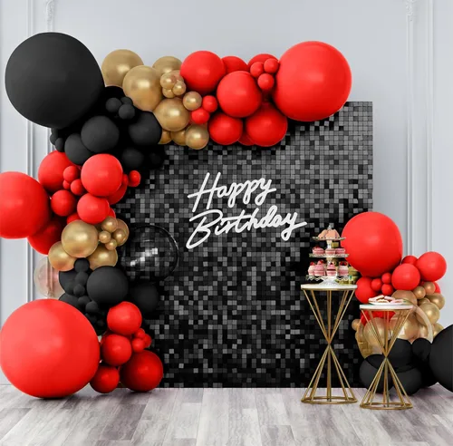 Miniatura 8 de Telón de fondo de pared brillante con lentejuelas cuadradas, color azul bebé, decoración para bodas, aniversarios, cumpleaños, fiestas, 12 paneles