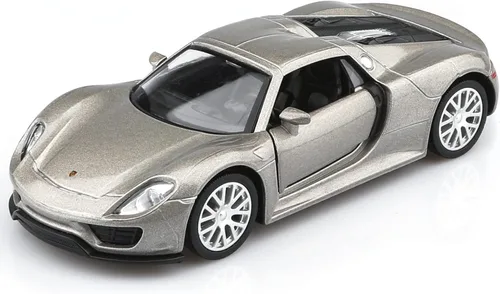 Miniatura 8 de TOKAXI Modelo Porsche 918 Spyde a escala 1/36, vehículos de tracción hacia atrás, autos de juguete Porsche, regalos de autos para niños y niñas