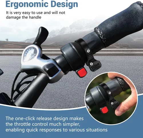 Miniatura 5 de Canitu Thumb Throttle Adapter,E-Bike Throttle Adapter Attachment Drive Conversion Kits Replacement for Rad, for Lectric, for Pedego, for Himiway