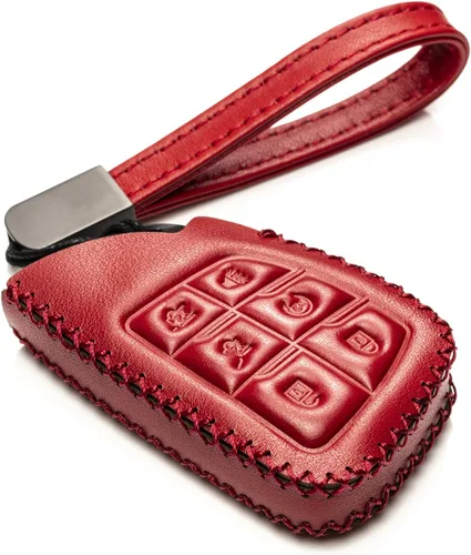 Miniatura 17 de Vitodeco Funda Protectora de Cuero para Llavero Inteligente Compatible con Chevrolet Silverado, Colorado, Suburban, Tahoe, Blazer, Equinox, Traverse