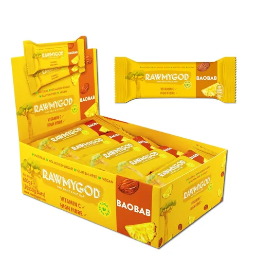 Miniatura 16 de RAWMYGOD Barras de frutas y nueces, sin gluten, veganas, sin azúcar añadida