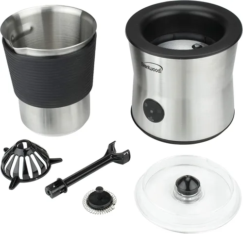 Miniatura 7 de Brentwood GA-402S Espumador de leche eléctrico inalámbrico, calentador y máquina de chocolate caliente, capacidad de 10.1 fl oz, acero inoxidable