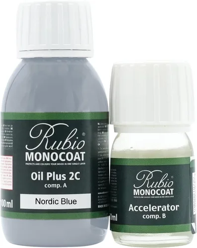 Miniatura 217 de Rubio Monocoat Tinte y acabado para madera de 650 pies cuadrados - Niebla Oil Plus 2C Aceite de linaza de secado rápido, ecológico