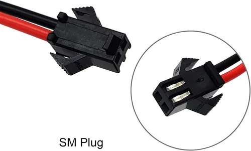 Miniatura 2 de Batería RC de 4.8 V, paquete de 2 baterías recargables de Ni-Cd de 1500 mAh de 4 celdas AA con enchufe SM 2P para auto a control remoto, camión