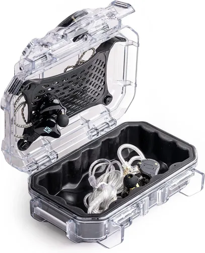 Miniatura 10 de Evergreen Fundas protectoras para monitor de oído para IEM - Impermeable/Fabricado en Estados Unidos - Adecuado para KZ ZS10/ZS10 52 Negro