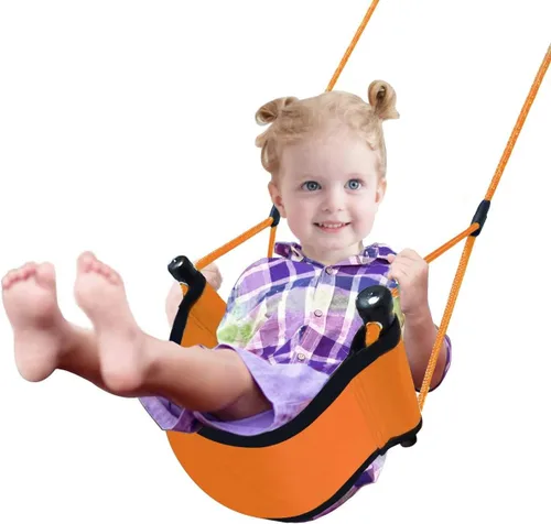 Miniatura 7 de Asiento de columpio para niños, con gancho a presión, cuerdas ajustables, para parque infantil, patio trasero interior/exterior, árboles, juego