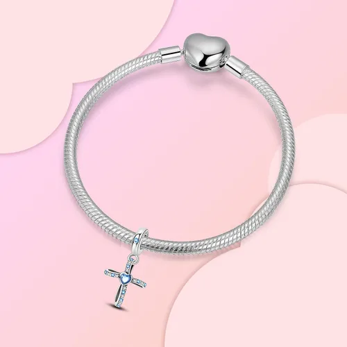 Miniatura 279 de Abalorios de plata de ley 925 con letras de la A ~ Z, para pulseras, collares, Día de San Valentín, Día de la Madre, joyería regalos para mujeres