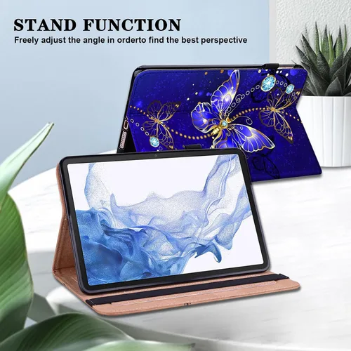 Miniatura 3 de Funda para Xiaomi Pad 5 / Pad 5 Pro de 11 pulgadas, Funda de cuero PU con ranura para tarjeta Banda elástica para Mi Pad 5/Pad 5 Pro 11" 2021
