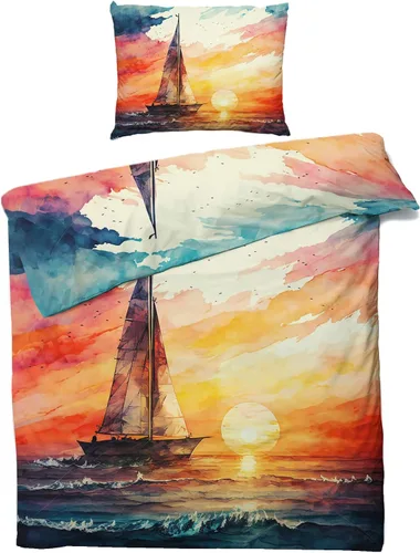 Miniatura 20 de Phoenix Funda de edredón tamaño King Juego de ropa de cama de pájaro de fantasía 3 piezas Funda de edredón con patrón de microfibra suave