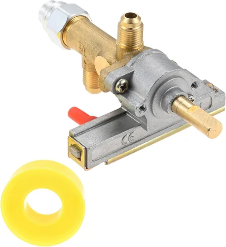 Válvula de control de seguridad de gas con dispositivo de encendido piezoeléctrico de repuesto para reparación de calentador de patio alimentado por