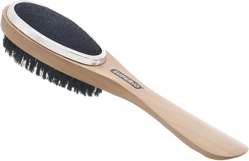 Miniatura 9 de Superio Cepillo para ropa, cepillo para ropa, removedor de pelo de mascotas, cepillo de pelusa 3 en 1, cepillo de ropa y cuerno para traje, abrigo