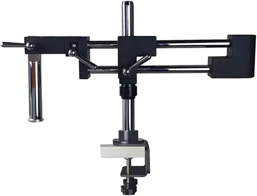 Miniatura 3 de Kit de accesorios para microscopio, abrazadera para microscopio, soporte de brazo de brazo de laboratorio, zoom industrial, cámara estéreo