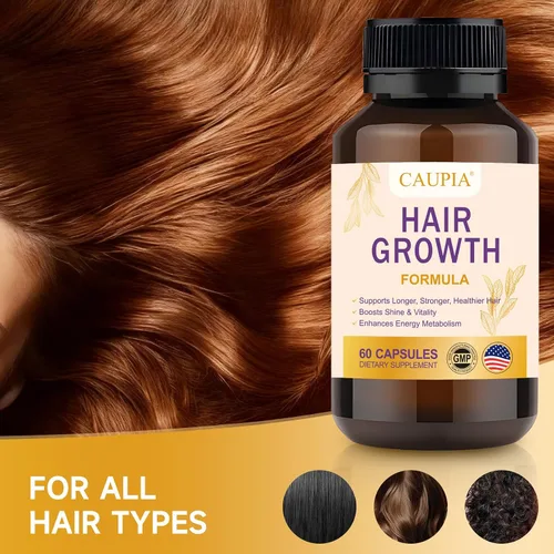 Miniatura 7 de Cápsulas de suplemento energético capilar para el crecimiento del cabello, suplemento de apoyo para el cabello y el cuero cabelludo, 60 cápsulas