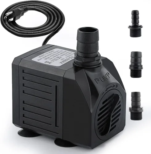 FREESEA Bomba sumergible para acuario: 30 W 550 GPH bombas de agua silenciosas ajustables con elevación de 7.2 pies de altura para estanques