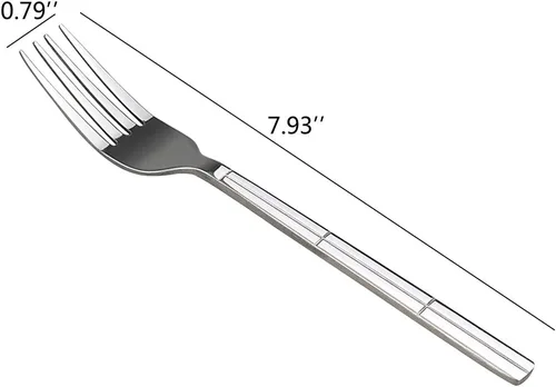 Miniatura 2 de Tenedores de cena de acero inoxidable de 12 piezas, 7.97 pulgadas