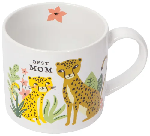 Miniatura 4 de Now Designs Jubilee Best Mom - Taza de gres en caja, 14 onzas