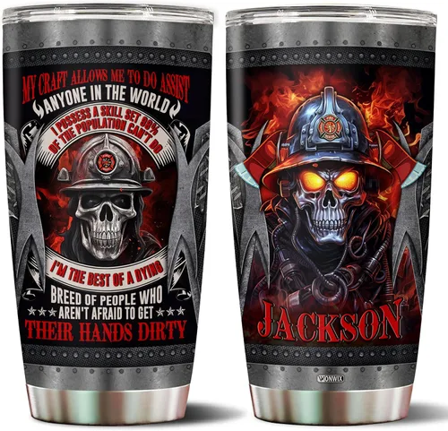 Miniatura 16 de Vaso personalizado de regalo para hombres fotógrafos, 20 onzas, taza de viaje de acero inoxidable aislada, botella de agua, Navidad, cumpleaños, día