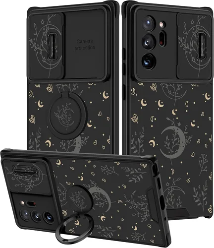 Miniatura 156 de Funda 2 en 1 para Samsung Galaxy Note 10 Plus con diseño de calavera para teléfono con diseño de esqueleto para yoga, fantasma, horror, con cubierta