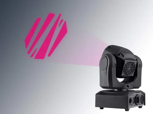 Miniatura 6 de Monoprice Luz LED de escenario con cabezal móvil – 7 colores y patrones de Gobos, modos de control DMX de 30 vatios, 9 canales y 12 canales - Serie