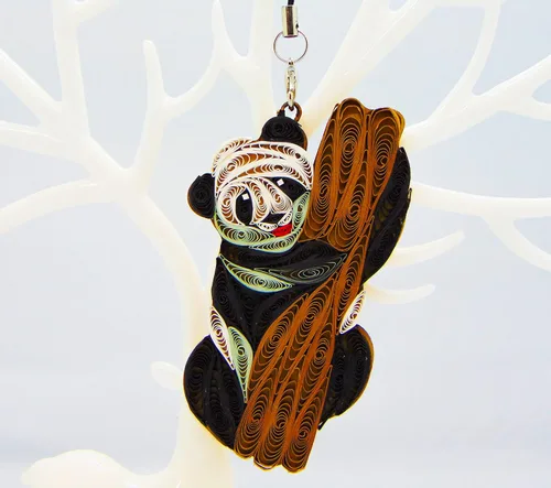 Miniatura 17 de Bulldog francés, decoración para el hogar, decoración navideña, adorno hecho a mano para amantes de los animales, adorno quilled, bolso, mochila