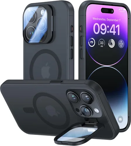 Miniatura 42 de VOFATA - Funda magnética para iPhone 17 Pro Max, cubierta para cámara con soporte, protección completa para la cámara, compatible con MagSafe