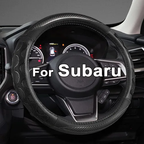 Miniatura 8 de GIANT PANDA Cubierta del volante para Subaru Forester, cubierta del volante del coche para Subaru Outback y Crosstrek - Naranja