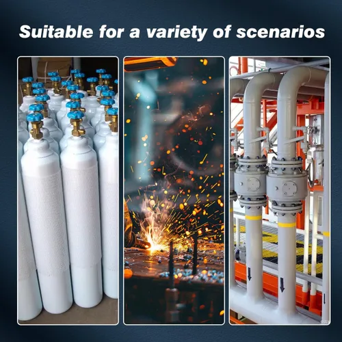 Miniatura 7 de Regulador de Gas Medidor de Flujo de Argón CO2 para Soldadura MIG TIG 0-60CFH CGA580