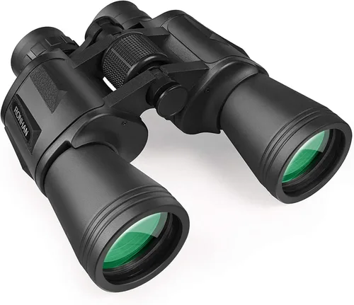 RONHAN Prismáticos para adultos de alta potencia, militares HD profesionales/diarios, impermeables, 20x50, para observación de aves, viajes, caza,