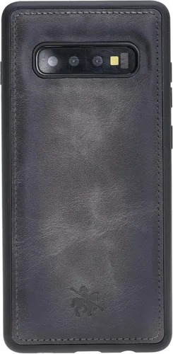 Miniatura 65 de Venito Lucca - Funda de piel compatible con Samsung Galaxy Note 10 (6,3 pulgadas), extra segura, con cubierta trasera acolchada, cocodrilo negro