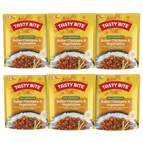 Miniatura 10 de Tasty Bite - Lentejas Madras de 3 frijoles, orgánico, 10 onzas, 6 unidades (paquete de 6)
