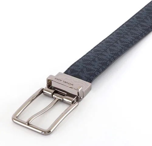 Miniatura 5 de Michael Kors Cinturón de vestir reversible de piel de PVC para hombre