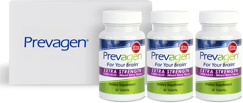 Miniatura 14 de Prevagen Regular Strength Mezcla de Bayas Tabletas Masticativas - 30 Tabletas (Suministro para 1 Mes) Formulado para Tu Cerebro 10 mg