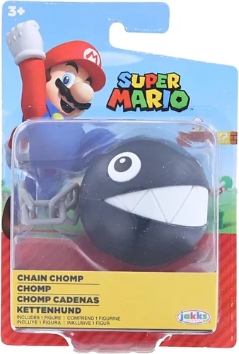 Figura de acción coleccionable de Super Mario de 2.5 pulgadas Cadena Chomp